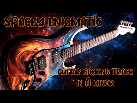 Spacey Enigmatic Guitar Backing Track Jam in A Minor