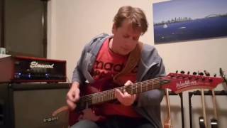 Video thumbnail for Washburn WG 587 7 string guitar by paulscape72