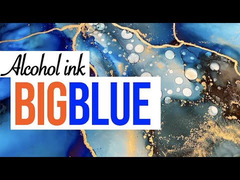 #2: ALCOHOL INK ART TUTORIAL- Abstract art time lapse || Tips and tricks for beginners