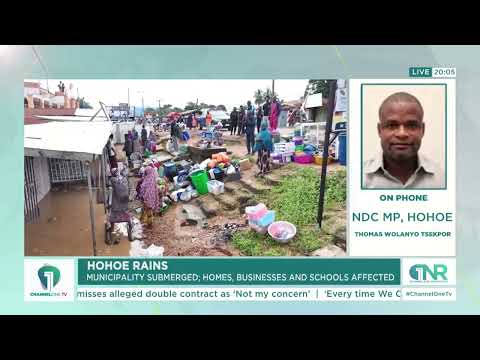 Hohoe Under Water After Days of Heavy Rainfall |  MP Thomas Wolanyo Tsekpor Speaks