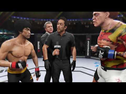 Bruce Lee vs. Haunted Zombie - EA Sports UFC 2 - Dragon Fights 🐉
