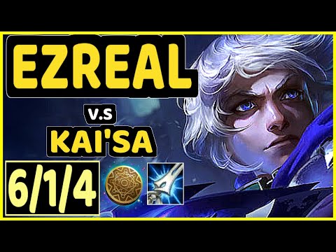 PADDEN (EZREAL) vs KAI'SA - 6/1/4 KDA BOTTOM ADC GAMEPLAY - EUW Ranked MASTER