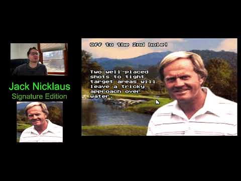 Jack Nicklaus Signature Edition (1992, MS-DOS) - Played 9 Holes at Sherwood Country Club