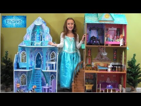 Princess Story: Frozen Princess Anna and Queen Elsa Sleepover in NEW Arendale Palace