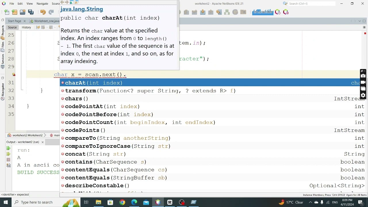 Lesson 4: Worksheet Two: Introduction to Java (Input/Output)
