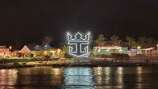 🚢 The Royal Caribbean logo in Nassau