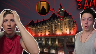WE STAYED AT THE MOST HAUNTED HOTEL IN OUR CITY! (WHAT ARE THEY HIDING!)