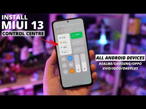 Install MIUI 13 Control Centre in All Android Devices - Realme/Samsung/Oppo/VIVO/IQOO & OnePlus