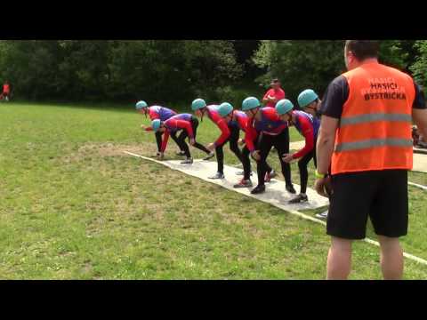 Starší žáci A - Bystřička - Požární útok 2.p.