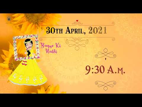 Kakul weds Arpan Wedding E invite
