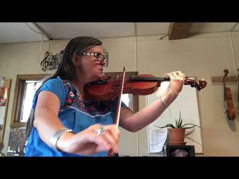 Violin: Gossec Gavotte slurs in D Part with practice hooked bows