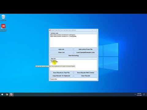Extract Video IDs From YouTube Links Software