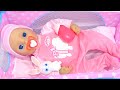 Baby Annabell doll Feeding and changing baby doll Routine