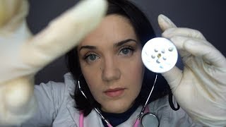 ASMR Neurological Testing - Gloves, Lights, Face Touching - Realistic