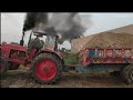 Besttractor Video Belarus 510 Tractor Good Performance With Heavy Load Trolley In Back Good Power