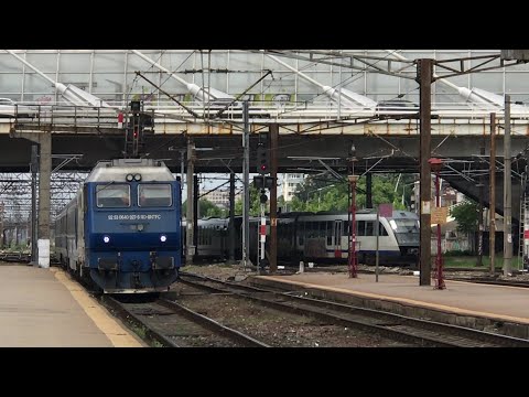 [4K] Trenuri în/Trains in București Nord (Part 2)