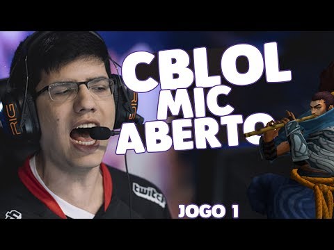 UMA PARTIDA CBLOL COM O MICROFONE ABERTO - VISÃO MICAO