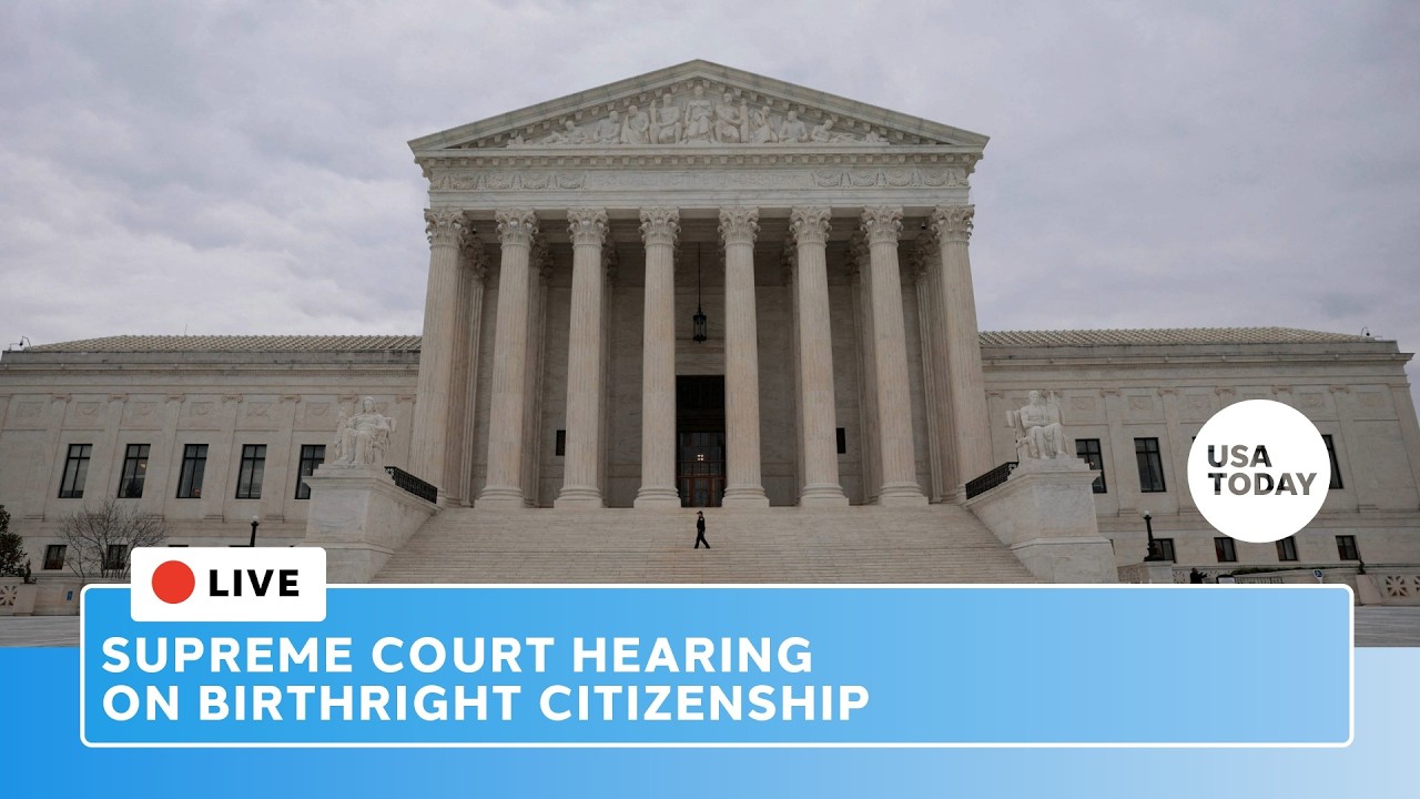 Supreme Court birthright citizenship hearing live: Oral arguments with Trump expected to attend