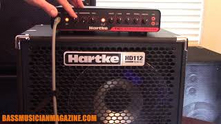 Video thumbnail for Bass Musician Magazine Reviews Hartke HyDrive HD 112 Bass Cabinet by Bass Musician Magazine