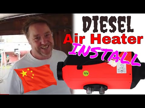 Best Way To Keep Warm On A Small Boat: Install A Chinese Diesel Air Heater!