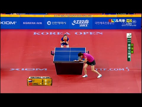 2016 Korea Open (WS-SF2) DING Ning - LI Jie [HD] [Full Match/Chinese]