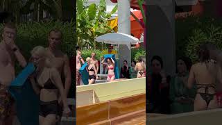 🌞Magic Of The Aqua Park Fun Water Slide -Hot Day🔥 #aquapark #waterslide #waterpark