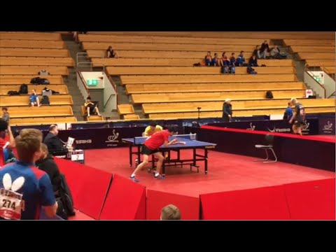 Butterfly Sponsored Player Ted Li - Swedish Open Tournament Highlights