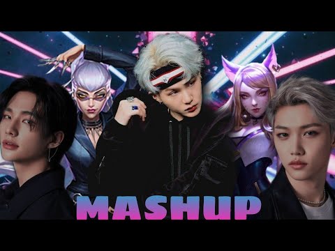 [Mashup] BTS X STRAY KIDS X K/DA - MIC DROP X GOD'S MENU X THE BADDEST X POP/STARS