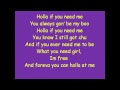 Trey Songz-Holla If You Need Me(Lyrics)
