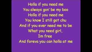 Trey Songz-Holla If You Need Me(Lyrics)