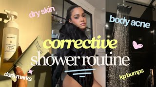 My Corrective Shower & Body Routine! body odor, dark spots, KP, ingrown hair, etc...