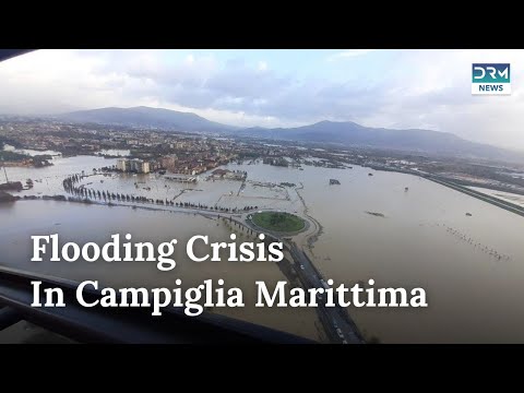 Severe Flooding in Tuscany: Aerial Footage and Rescue Efforts | DRM News |AP1E