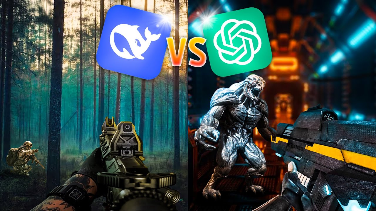 Chat GPT Vs DeepSeek Make An FPS Game!