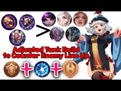 Adjusted Tank Build Ruby Based on Enemy Line Up | Ruby Best Build & Gameplay | Mobile Legends 2022