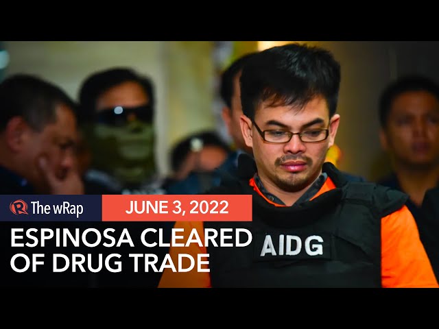 ‘Forced’ and retracted testimony gets Espinosa cleared of a drug trade charge