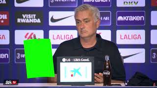 José Mourinho "porque la historia del partido está aquí” green screen
