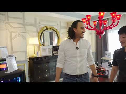 Lian Li CEO Exclusive CES 2026 Tour | Micro Center