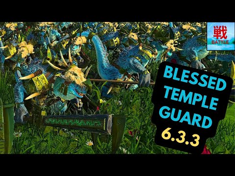 Are Blessed Temple Guard EVEN STURDIER in Patch 6.3.3? - Lizardmen Unit Focus
