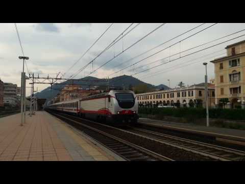 E402.108 FB sull' IC 673 Milano C.Le - Livorno C.Le in partenza da Chiavari !!!