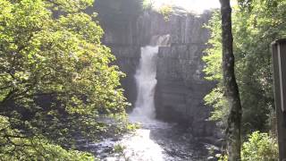 preview picture of video 'High Force Falls, Upper Teesdale, County Durham, England - 4th September, 2014'