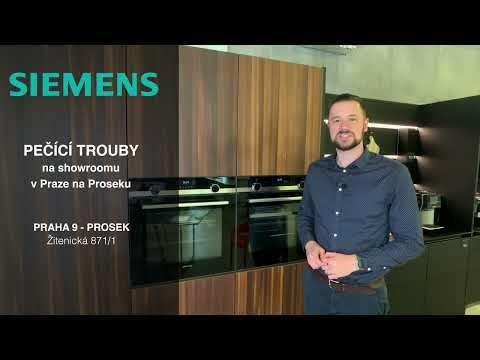 Siemens pečící trouby na showroomu v Praze na Proseku