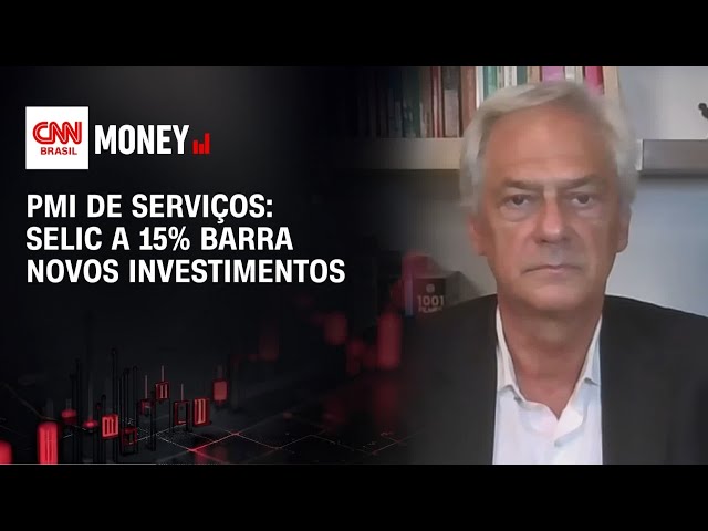PMI de serviços: Selic a 15% barra novos investimentos | MONEY NEWS