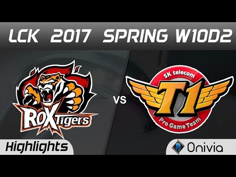 ROX vs SKT Highlights Game 2 LCK Spring 2017 W10D2 ROX Tigers vs SK Telecom T1
