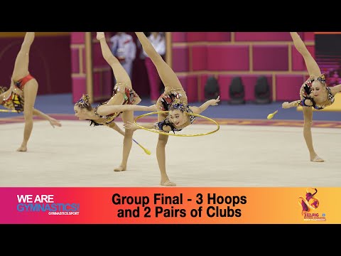2019 Rhythmic Worlds, Baku (AZE) – Highlights 7, Group Final 3+2 - We are Gymnastics !