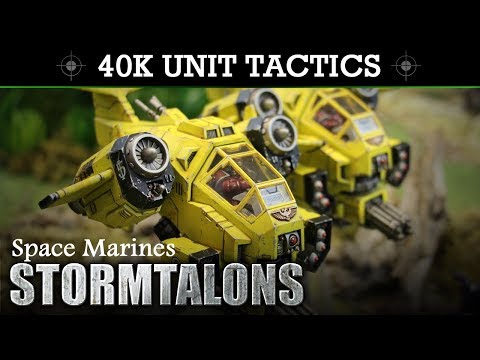 Space Marines - Stormtalon Gunship Warhammer 40K TACTICS + UNIT SHOWCASE!