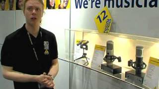 Video thumbnail for [Musikmesse 09] New condenser mics from Behringer by Audiofanzine in English