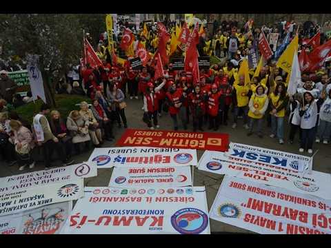 GİRESUN’DA 1 MAYIS BÖYLE KUTLANDI
