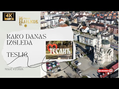 Kako danas izgleda TESLIĆ 4.2.2025. #teslić #grad #city