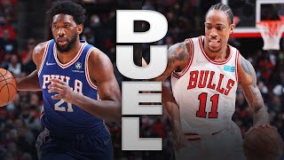 Joel Embiid - Philadelphia Sixers - DeMar DeRozan - Chicago Bulls