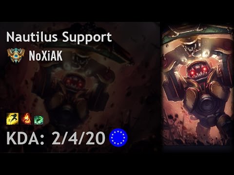 Nautilus Support vs Aurelion Sol - NoXiAK - EUW Challenger Patch 6.23